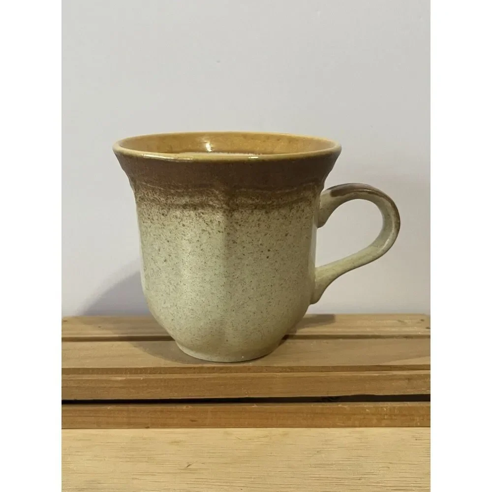 Vintage Mikasa Whole Wheat Tea Cup E8000 Made in Japan Set‎ of 2